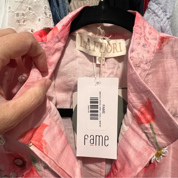 Floral Pink Embroidered Maxi Dress - Picture 2 of 13